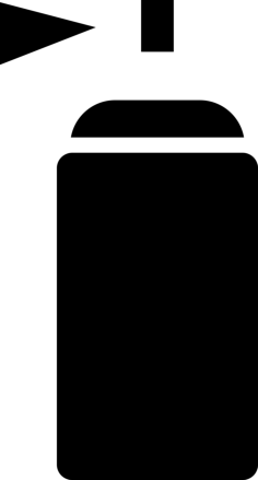 Paint Spray Can Outline Line Art Illustration Svg, Free Vectors File